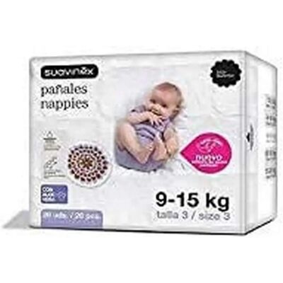 Fraldas Suavinex - Pack de 24 Tamanho 4 para 9-15kg Fraldas Suavinex - Pack de 24 Tamanho 4 para 9-15kg