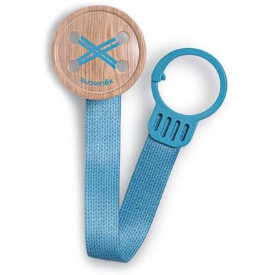 Suavinex Porta Chupeta - Azul, Marrom - Sem BPA Suavinex Porta Chupeta - Azul, Marrom - Sem BPA