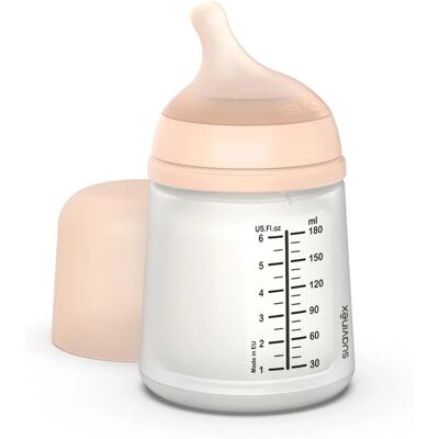 Suavinex Zero Zero Langsame Fließgeschwindigkeit - 180 ml Suavinex Zero Zero Langsame Fließgeschwindigkeit - 180 ml