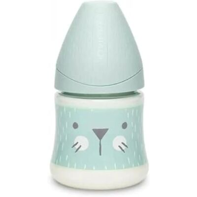 Suavinex Kojenecká Láhev - 150ml Pomalej Tok, Mátová Zelená - Kojenecká Láhev Suavinex Kojenecká Láhev - 150ml Pomalej Tok, Mátová Zelená - Kojenecká Láhev