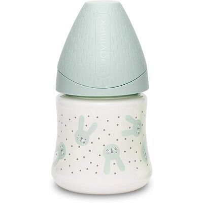 Suavinex Biberon - 150ml Tettarella Rotonda a Flusso Lento - Biberon Neonato Suavinex Biberon - 150ml Tettarella Rotonda a Flusso Lento - Biberon Neonato