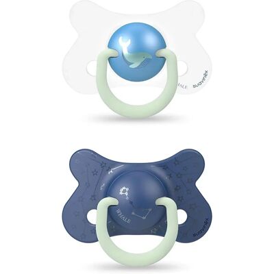 Succhietto Suavinex Notte & Giorno Balena Blu 4-18m - Succhietto Succhietto Suavinex Notte & Giorno Balena Blu 4-18m - Succhietto