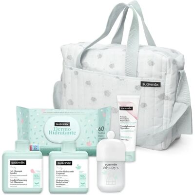 Suavinex Babykosmetiksats - Mint/Blå - Grundläggande Babyvård Suavinex Babykosmetiksats - Mint/Blå - Grundläggande Babyvård
