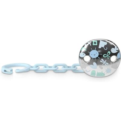 Suavinex Catenella Porta Succhietto Azzurro - Catenella per succhietto Suavinex Catenella Porta Succhietto Azzurro - Catenella per succhietto