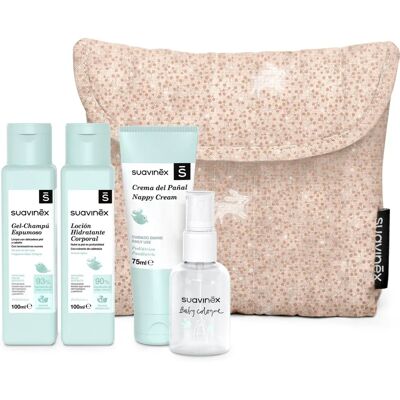 Suavinex Baby Care Essentials Set Pink - Baby Toiletttasche Suavinex Baby Care Essentials Set Pink - Baby Toiletttasche