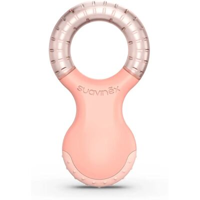 Suavinex Baby Speenring - Blauw, Roze - Voor kinderen 4+ maanden Suavinex Baby Speenring - Blauw, Roze - Voor kinderen 4+ maanden