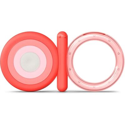 Suavinex Anello Dentizione Rosa - Giocattolo da dentizione e sonaglio Suavinex Anello Dentizione Rosa - Giocattolo da dentizione e sonaglio