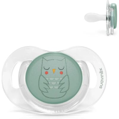 Modello di Marca Suavinex - Succhietto reversibile Civetta - Fisiologico, Silikon, 0-6 mesi Modello di Marca Suavinex - Succhietto reversibile Civetta - Fisiologico, Silikon, 0-6 mesi