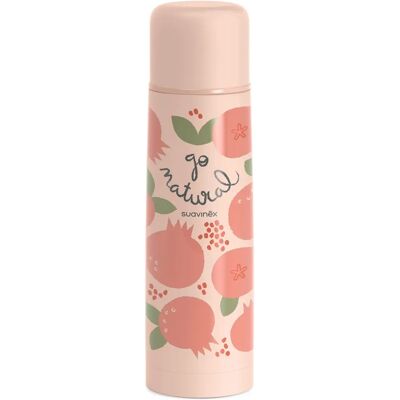 Suavinex Go Natural Granatäpple Termos - Flaska för Vätska Suavinex Go Natural Granatäpple Termos - Flaska för Vätska