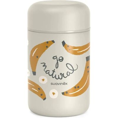 Suavinex Go Natural Bouteille Alimentaire - 400ml, Acier Inoxydable, Voyage Enfant - Publicité Suavinex Go Natural Bouteille Alimentaire - 400ml, Acier Inoxydable, Voyage Enfant - Publicité