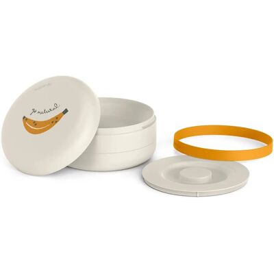 Suavinex Marka Model Grey Banana Zestaw Naczynia dla Dzieci - Kids Tableware Set Suavinex Marka Model Grey Banana Zestaw Naczynia dla Dzieci - Kids Tableware Set