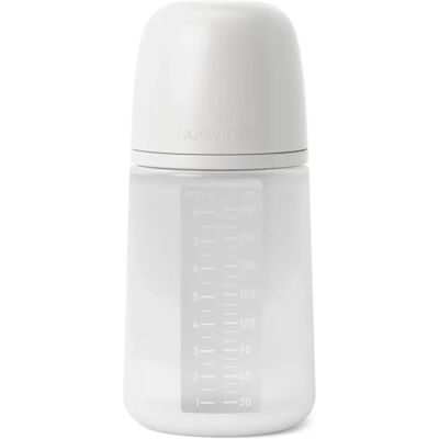 Suavinex SX Pro Anti-Kolik Silikonflasche Velvety Touch +3m 240ml M Flow - schaumgrau Suavinex SX Pro Anti-Kolik Silikonflasche Velvety Touch +3m 240ml M Flow - schaumgrau