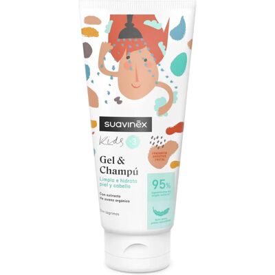 Suavinex Kids Gel & Shampoo - 2-em-1 para crianças 200ml Suavinex Kids Gel & Shampoo - 2-em-1 para crianças 200ml