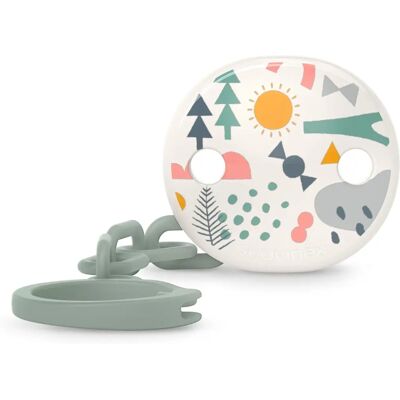 Suavinex Clip per ciuccio - Verde - Passeggiata nel parco Suavinex Clip per ciuccio - Verde - Passeggiata nel parco
