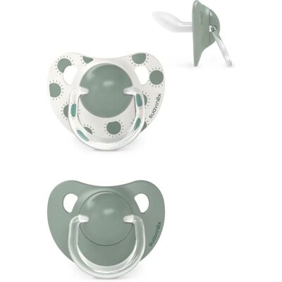 Suavinex Walk Anatomical 18 m+ chupete - Verde - 2 unidades Suavinex Walk Anatomical 18 m+ chupete - Verde - 2 unidades