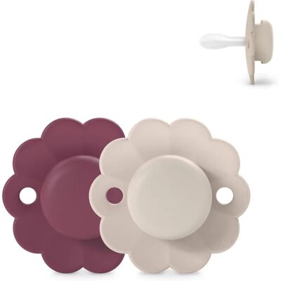 Succhietto Suavinex Magenta/Chalk - Fisiologico 6-18 mesi Succhietto Suavinex Magenta/Chalk - Fisiologico 6-18 mesi