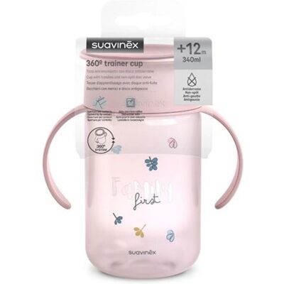 Suavinex My Family Rosa - Gobelet avec Système Anti-goutte pour 18 Mois+ - Publicité Suavinex My Family Rosa - Gobelet avec Système Anti-goutte pour 18 Mois+ - Publicité