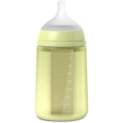 Suavinex Biberon en Silicone 240 ml Lime - Biberon Bébé Suavinex Biberon en Silicone 240 ml Lime - Biberon Bébé