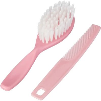 Set de Cepillo y Peine Rosa para Bebés - Suavinex Set de Cepillo y Peine Rosa para Bebés - Suavinex