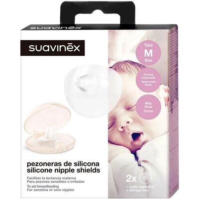 Suavinex Babyfütterung Silikon-Einlagen - Packung mit 2 Suavinex Babyfütterung Silikon-Einlagen - Packung mit 2