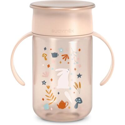 Suavinex Wonderland 360° Trainer Cup - Rose - Vaso d'entraînement - Publicité Suavinex Wonderland 360° Trainer Cup - Rose - Vaso d'entraînement - Publicité