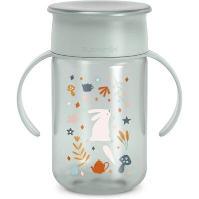 Suavinex Wonderland 360° Trainer Cup - Vert - 340ml - Publicité Suavinex Wonderland 360° Trainer Cup - Vert - 340ml - Publicité