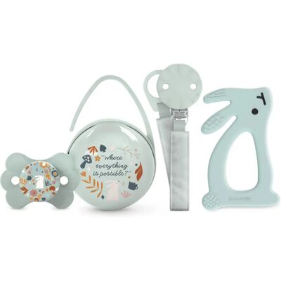 Zestaw prezentowy Suavinex Wonderland - Niemowlęta 0-6 m - Zielony Zestaw prezentowy Suavinex Wonderland - Niemowlęta 0-6 m - Zielony