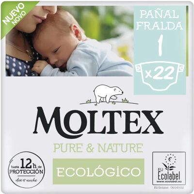 Pañales Moltex Pure & Nature T1 (2-5 kg) - Pañales Pañales Moltex Pure & Nature T1 (2-5 kg) - Pañales