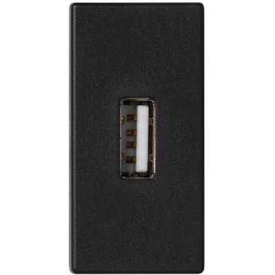 Simon K128B/14 Drahtverbinder - USB 2.0, Metall, 22,5x45mm Simon K128B/14 Drahtverbinder - USB 2.0, Metall, 22,5x45mm