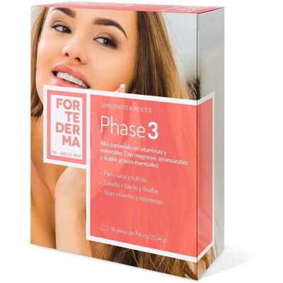 Herbora Fortederma Phase 3 - Apoio para cabelo, unhas e pele - 30 cápsulas moles Herbora Fortederma Phase 3 - Apoio para cabelo, unhas e pele - 30 cápsulas moles