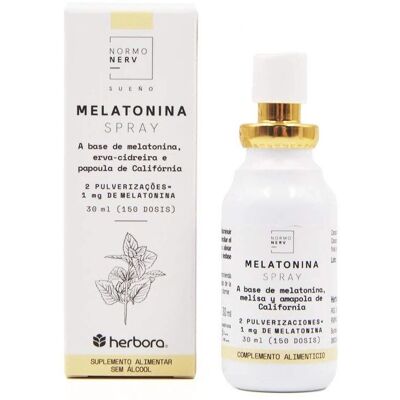 Spray de Melatonina HERBORA 30 ml - Ajuda para dormir Spray de Melatonina HERBORA 30 ml - Ajuda para dormir