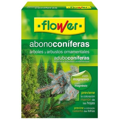 FLOWER Fcore Koniferen-Dünger - Magnesium, Phosphor, Schwefel - 1 kg - Dünger für Koniferen und Sträucher FLOWER Fcore Koniferen-Dünger - Magnesium, Phosphor, Schwefel - 1 kg - Dünger für Koniferen und Sträucher