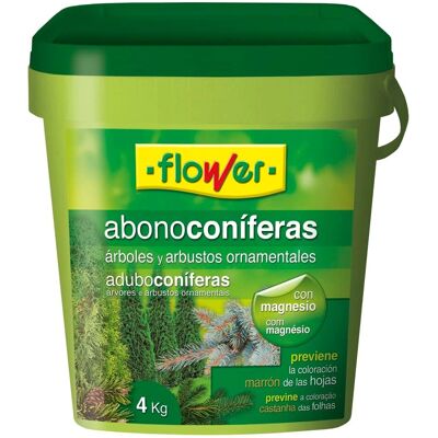 Abono Coníferas Y Arbustos Flower 4 Kg - Fertilizante Abono Coníferas Y Arbustos Flower 4 Kg - Fertilizante