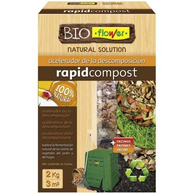 BIO FLOWER Acelerador de Compostaje - 2kg - Compost orgánico BIO FLOWER Acelerador de Compostaje - 2kg - Compost orgánico