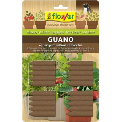 Flower Guano Unhas 20 Unità - Fertilizzante per Unghie e Piante Flower Guano Unhas 20 Unità - Fertilizzante per Unghie e Piante