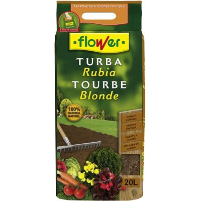 FLOWER Tourbe Blonde - 20L Substrat - Publicité FLOWER Tourbe Blonde - 20L Substrat - Publicité