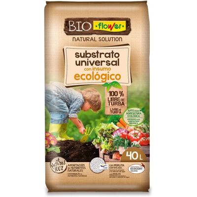 FLOWER Sustrato Orgánico Sin Turba - 40L FLOWER Sustrato Orgánico Sin Turba - 40L