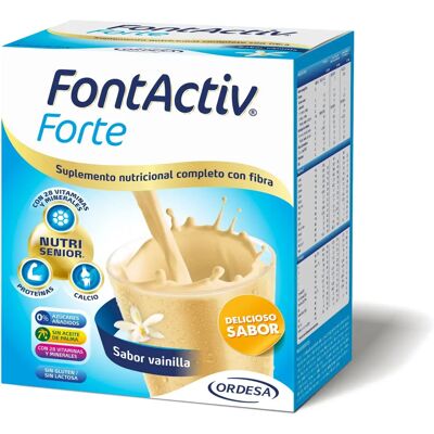 Ordesa Fontactiv Forte Sabor Vainilla 30g 14 Sobres - Suplemento Nutricional para Adultos y Ancianos Ordesa Fontactiv Forte Sabor Vainilla 30g 14 Sobres - Suplemento Nutricional para Adultos y Ancianos