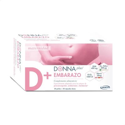 Donnaplus Embarazo 30 Cápsulas - Apoyo al Desarrollo Fetal Donnaplus Embarazo 30 Cápsulas - Apoyo al Desarrollo Fetal