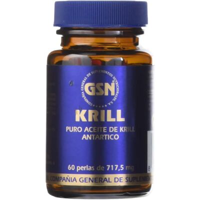 GSN Krill 500mg - Nahrungsergänzung - 60 Perlen GSN Krill 500mg - Nahrungsergänzung - 60 Perlen