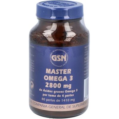 GSN Master Omega 3 - 1410mg, 80 Softgels - Omega 3 Ergänzung GSN Master Omega 3 - 1410mg, 80 Softgels - Omega 3 Ergänzung