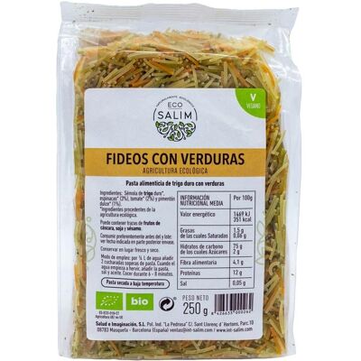 Eco Salim Bio-Gemüsenudeln - 250g Eco Salim Bio-Gemüsenudeln - 250g