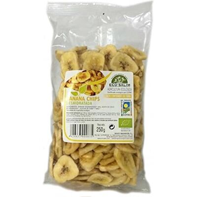 Eco Salim Chips de banana desidratadas - 250 g Eco Salim Chips de banana desidratadas - 250 g