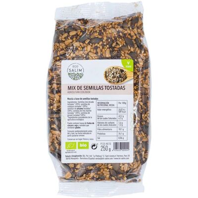 Eco Salim Mistura de sementes torradas - 250g Eco Salim Mistura de sementes torradas - 250g