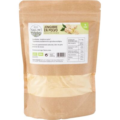 Eco Salim Organic Ginger Powder - 200g Eco Salim Organic Ginger Powder - 200g