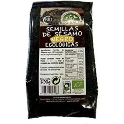 Eco-Salim Sésamo Negro 250 g - Semillas Eco-Salim Sésamo Negro 250 g - Semillas