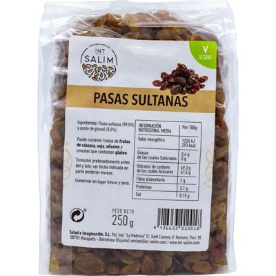 Int-Salim Rosinen Sultaninen 250g - Trockenfrüchte Int-Salim Rosinen Sultaninen 250g - Trockenfrüchte