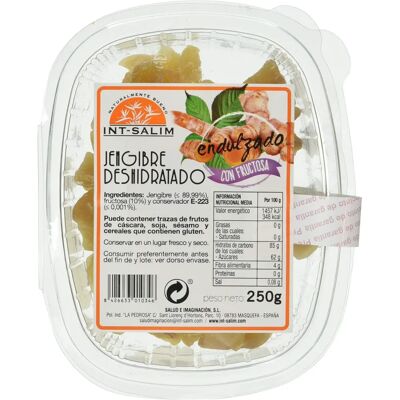 Int-Salim Dehydrated Ginger - Low Calorie Organic Snack Int-Salim Dehydrated Ginger - Low Calorie Organic Snack