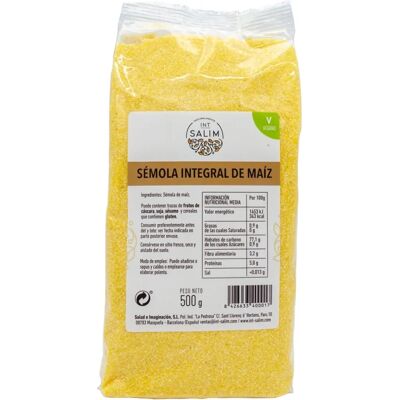 Int-Salim Wholegrain Corn Semolina - 500g Int-Salim Wholegrain Corn Semolina - 500g