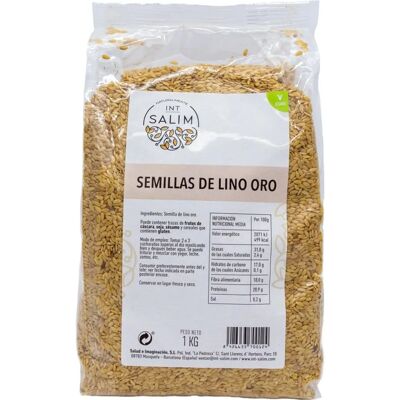 Int-Salim Linho Dourado 1 kg - Sementes Int-Salim Linho Dourado 1 kg - Sementes